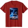 imageStar Wars Battlefront II Rey Darth Maul Poster TShirt TShirtCranberry Red