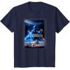 imageStar Wars Battlefront II Rey Darth Maul Poster TShirt TShirtNavy Blue