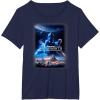 imageStar Wars Battlefront II Rey Darth Maul Poster TShirt TShirtNavy Blue