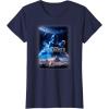 imageStar Wars Battlefront II Rey Darth Maul Poster TShirt TShirtNavy Blue