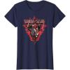 imageStar Wars Dark Side Darth Vader Darth Maul Kylo Ren Flames TShirtNavy Blue