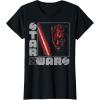 imageStar Wars Darth Maul Distressed Square Portrait TShirtBlack