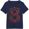 imageStar Wars Darth Maul Eighth Birthday TShirtNavy Blue