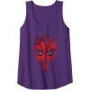 imageStar Wars Darth Maul Face Paint Drip Tank TopPurple