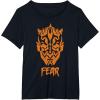 imageStar Wars Darth Maul Fear Halloween TShirtBlack
