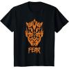 imageStar Wars Darth Maul Fear Halloween TShirtBlack