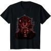 imageStar Wars Darth Maul Large Face Portrait TShirtBlack