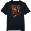 imageStar Wars Darth Maul Sith Fiery Lightsaber Poster TShirtBlack