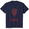 imageStar Wars Darth Maul Sith Lord TShirt TShirtNavy Blue