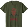 imageStar Wars Darth Maul Sith Lord TShirt TShirtOlive Green