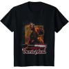 imageStar Wars Darth Maul The Dark Side Text Poster TShirtBlack
