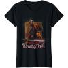 imageStar Wars Darth Maul The Dark Side Text Poster TShirtBlack