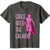 imageStar Wars Episode 7 Rey Girls Rule The Galaxy TShirt C1 TShirtAsphalt Grey
