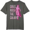 imageStar Wars Episode 7 Rey Girls Rule The Galaxy TShirt C1 TShirtAsphalt Grey