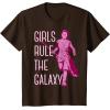 imageStar Wars Episode 7 Rey Girls Rule The Galaxy TShirt C1 TShirtBrown
