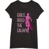 imageStar Wars Episode 7 Rey Girls Rule The Galaxy TShirt C2 TShirtBlack