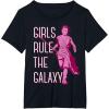 imageStar Wars Episode 7 Rey Girls Rule The Galaxy TShirt C2 TShirtBlack