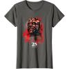 imageStar Wars Episode I 25th Anniversary Darth Maul Sith Rage TShirtAsphalt Grey