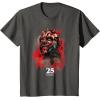 imageStar Wars Episode I 25th Anniversary Darth Maul Sith Rage TShirtAsphalt Grey