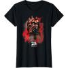 imageStar Wars Episode I 25th Anniversary Darth Maul Sith Rage TShirtBlack