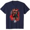imageStar Wars Episode I 25th Anniversary Darth Maul Sith Rage TShirtNavy Blue