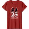 imageStar Wars Episode I 25th Anniversary Darth Maul vs ObiWan TShirtCranberry Red