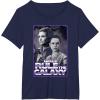 imageStar Wars General Organa Rey Episode 7 Sticker TShirt TShirtNavy Blue