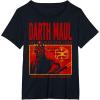 imageStar Wars Halloween Darth Maul The Vicious Sith Lord TShirtBlack