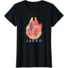 imageStar Wars Jakku Millennium Falcon Rey ampamp BB8 Fill TShirtBlack