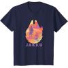 imageStar Wars Jakku Millennium Falcon Rey ampamp BB8 Fill TShirtNavy Blue