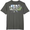 imageStar Wars Last Jedi Rey Classic Jedi Temple Logo TShirt TShirtAsphalt Grey