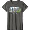imageStar Wars Last Jedi Rey Classic Jedi Temple Logo TShirt TShirtAsphalt Grey
