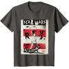 imageStar Wars Last Jedi Rey Join Resistance Propaganda TShirt TShirtAsphalt Grey