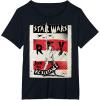 imageStar Wars Last Jedi Rey Join Resistance Propaganda TShirt TShirtBlack