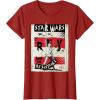 imageStar Wars Last Jedi Rey Join Resistance Propaganda TShirt TShirtCranberry Red