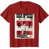 imageStar Wars Last Jedi Rey Join Resistance Propaganda TShirt TShirtCranberry Red