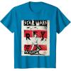 imageStar Wars Last Jedi Rey Join Resistance Propaganda TShirt TShirtSapphire Blue