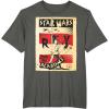 imageStar Wars Last Jedi Rey Vintage Propaganda Graphic TShirt TShirtAsphalt Grey