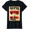 imageStar Wars Last Jedi Rey Vintage Propaganda Graphic TShirt TShirtBlack