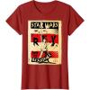 imageStar Wars Last Jedi Rey Vintage Propaganda Graphic TShirt TShirtCranberry Red