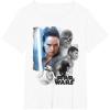 imageStar Wars Last Jedi Rey ampamp the Team Are Ready Graphic TShirt TShirtWhite