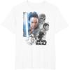 imageStar Wars Last Jedi Rey ampamp the Team Are Ready Graphic TShirt TShirtWhite