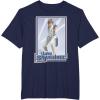 imageStar Wars Luke Skywalker 70s Retro TShirt TShirtNavy Blue