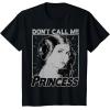 imageStar Wars Princess Leia Dont Call Me Princess Portrait TShirtBlack