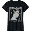 imageStar Wars Princess Leia Dont Call Me Princess Portrait TShirtBlack
