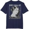 imageStar Wars Princess Leia Dont Call Me Princess Portrait TShirtNavy Blue