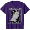 imageStar Wars Princess Leia Dont Call Me Princess Portrait TShirtPurple