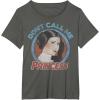 imageStar Wars Princess Leia Dont Call Me Vintage Portrait TShirtAsphalt Grey