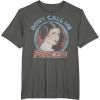 imageStar Wars Princess Leia Dont Call Me Vintage Portrait TShirtAsphalt Grey