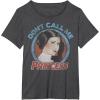 imageStar Wars Princess Leia Dont Call Me Vintage Portrait TShirtDark Heather Grey